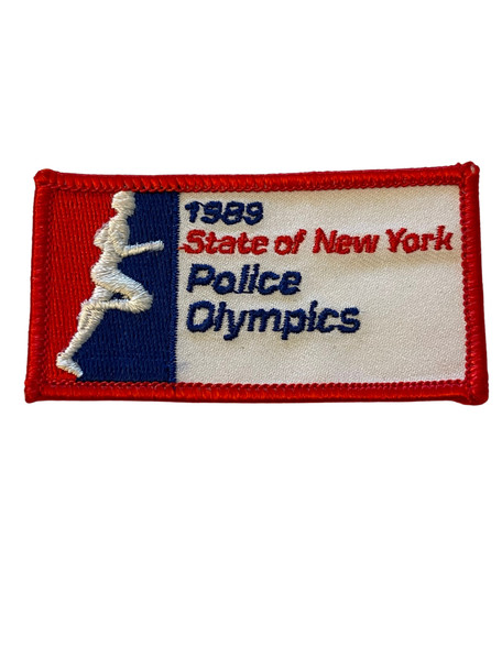NEW YORK POLICE OLYMPICS 1989 PATCH FREE SHIPPING! 