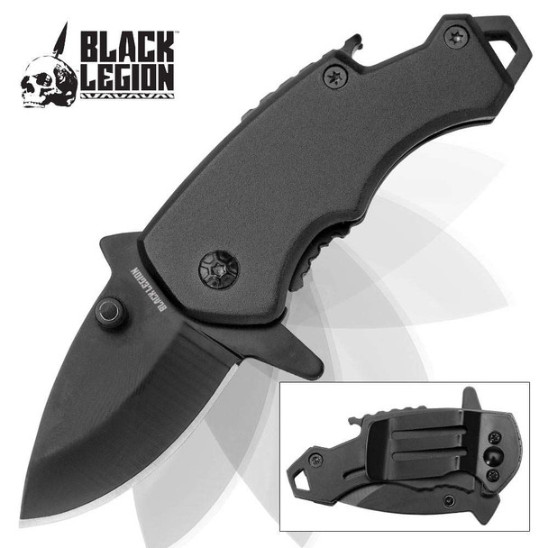 BLACK LEGION DARK ASSISTED OPENING POCKET KNIFE 