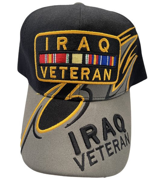 IRAQ VETERAN Military Hat 3-D