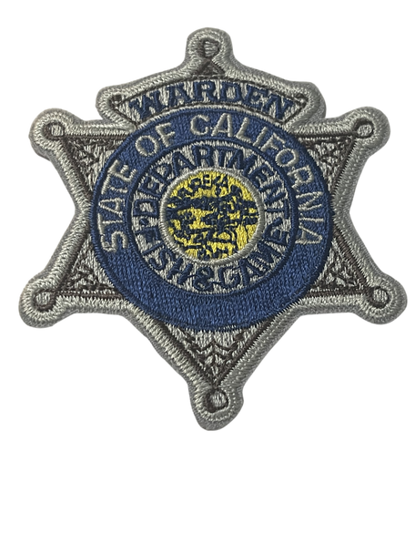 GAME WARDEN CA BADGE PATCH