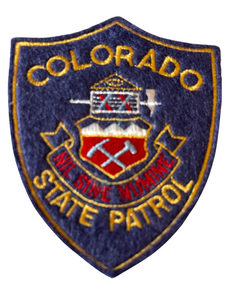 COLORADO STATE PATROL PATCH