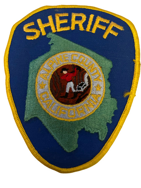 ALPINE COUNTY SHERIFF CA PATCH