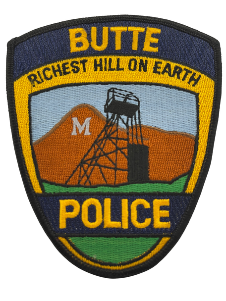 BUTTE POLICE MT PATCH