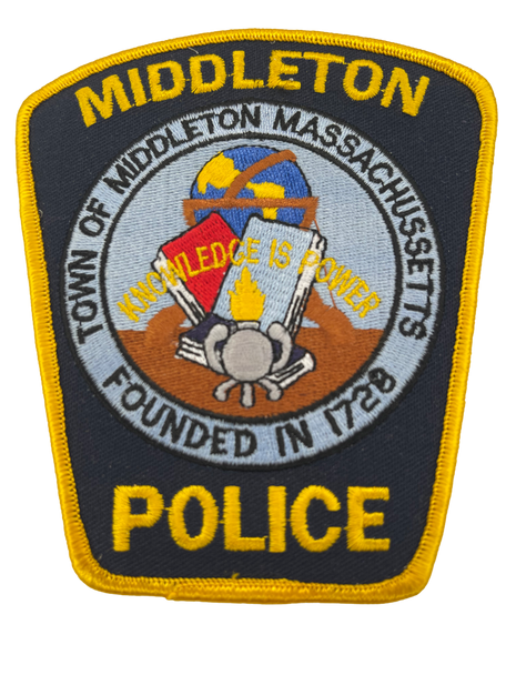 MIDDLETON MA POLICE PATCH