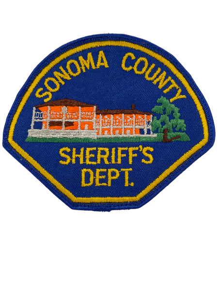 SONOMA COUNTY SHERIFF CA PATCH BLUE