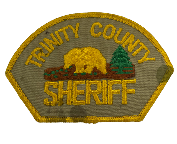 TRINITY COUNTY SHERIFF CA OLD USED PATCH