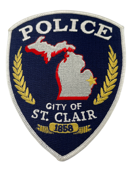 ST. CLAIR POLICE MI PATCH