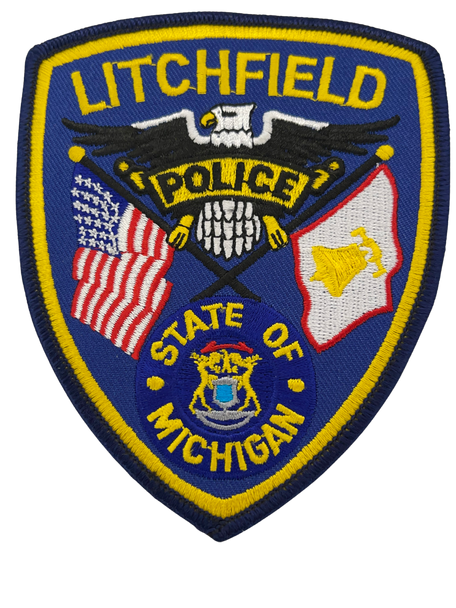 LITCHFIELD POLICE MI PATCH