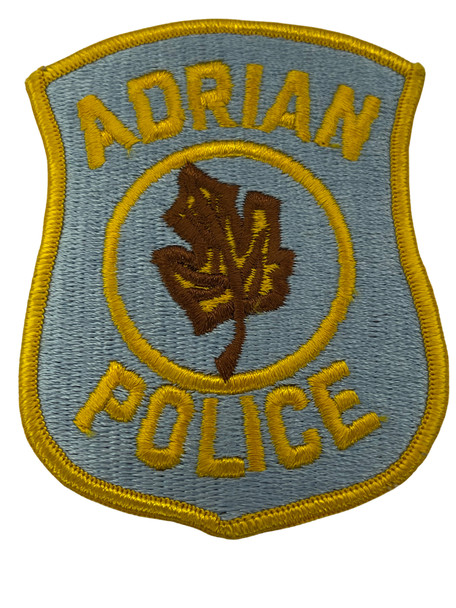 ADRIAN POLICE MI PATCH