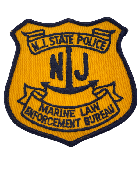 NEW JERSEY STATE POLICE MARINE NJ PATCH