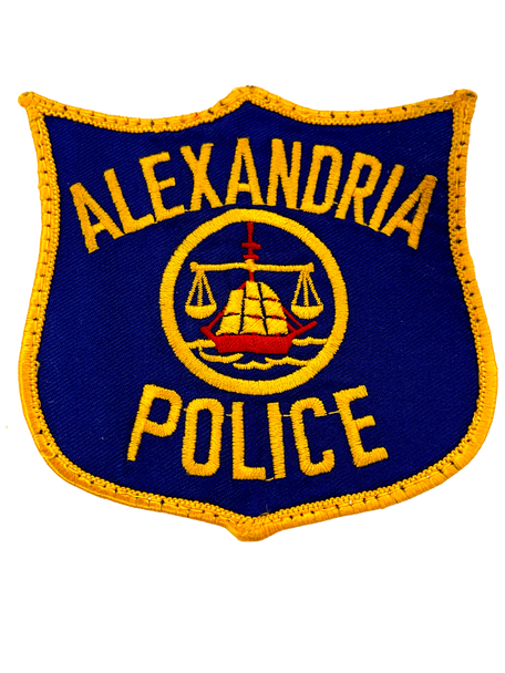 ALEXANDRIA POLICE VA PATCH GOLD