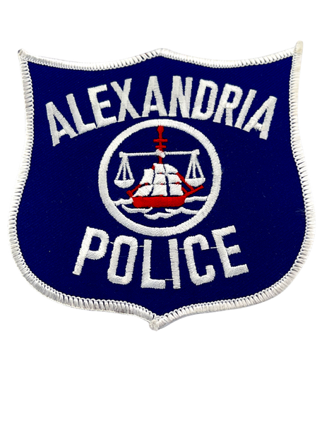 ALEXANDRIA POLICE VA PATCH WHITE