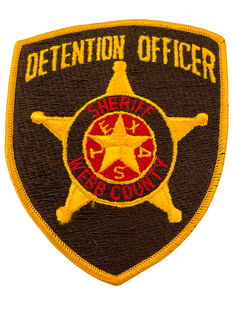  WEBB  COUNTY SHERIFF TX DETENTION PATCH 