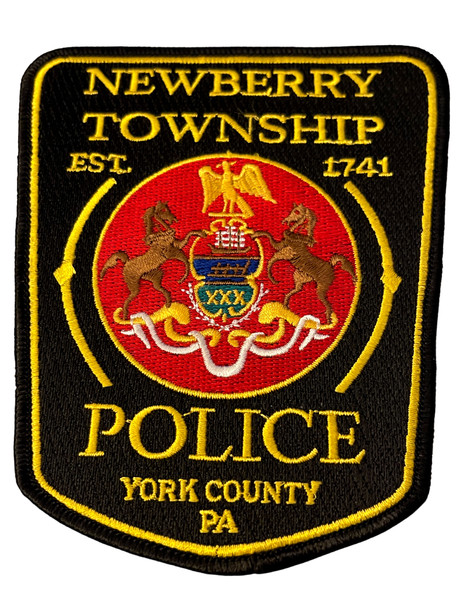  NEWBERRY TWP  POLICE PA GOLD PATCH