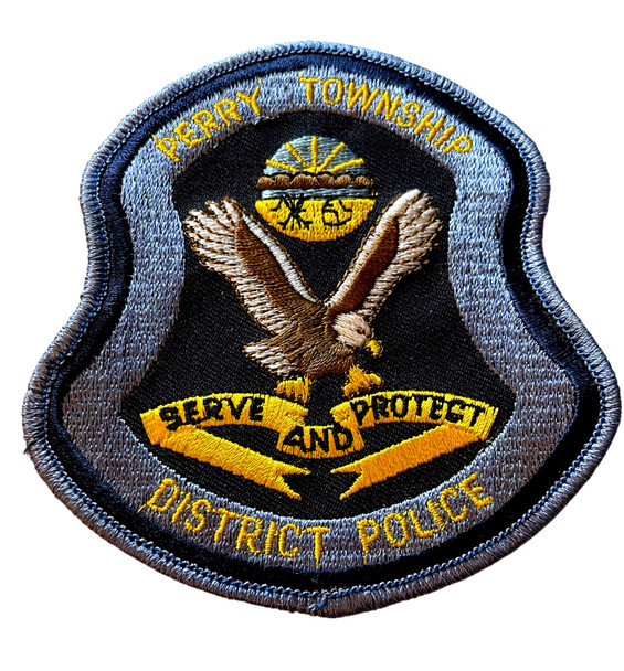 PERRY TWP OH POLICE BADGE PATCH FREE SHIPPING! 