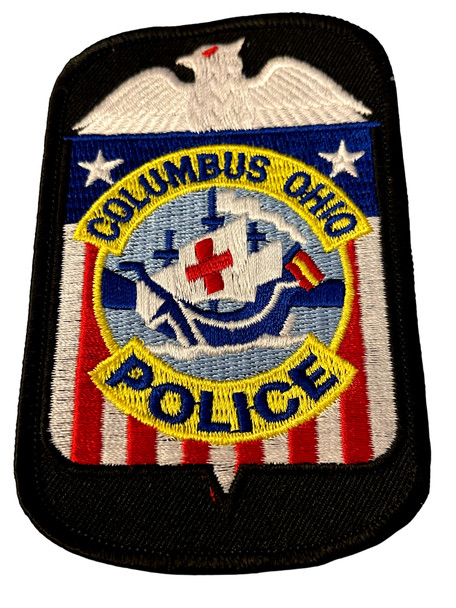 COLUMBUS OH POLICE BADGE PATCH FREE SHIPPING! 