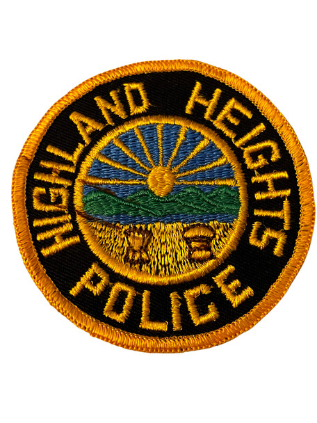 HIGHLAND HEIGHTS  OH POLICE BADGE PATCH FREE SHIPPING! 