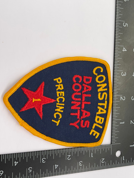 DALLAS CTY CONSTABLE PRECINCT #1 TX LASER CUT PATCH