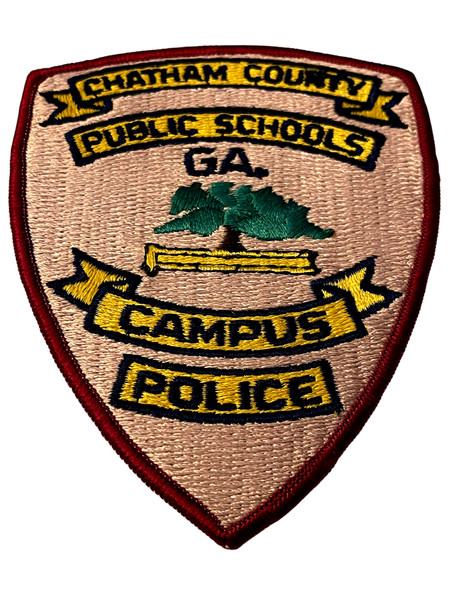 CHATHAM COUNTY SCHOOL CAMPUS  POLICE GA PATCH