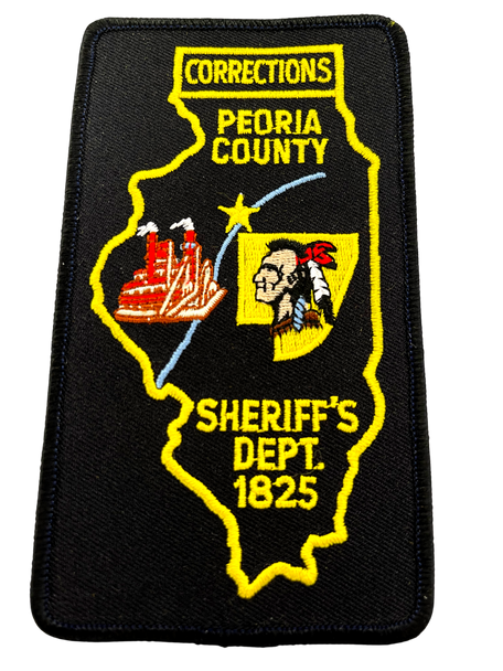 PEORIA COUNTY SHERIFF IL  CORRECTIONS PATCH