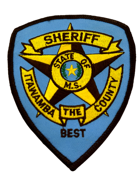 ITAWAMBA COUNTY SHERIFF MS PATCH 