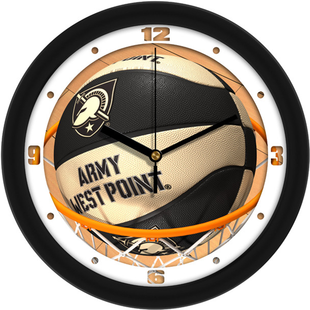 Army Black Knights - Slam Dunk Team Wall Clock