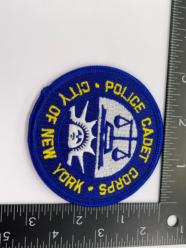 CITY OF NEW YORK POLICE CADET CORPS NY PATCH