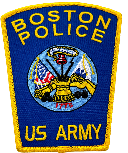 BOSTON POLICE US ARMY PATCH