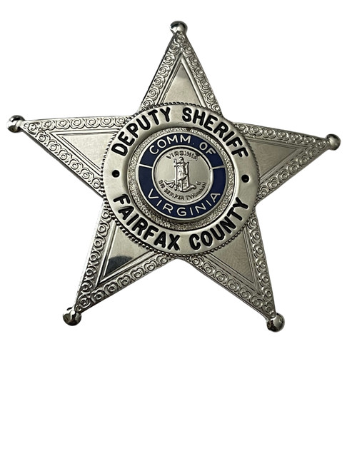 Deputy Sheriff Fairfax County Star Badge Va 2765