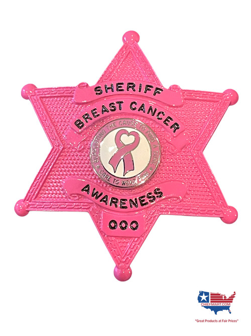 Police Sheriff Thin Blue Line Pink Ribbon for Breast Cancer Design Vin –  FASRO - Brotherhood® Products