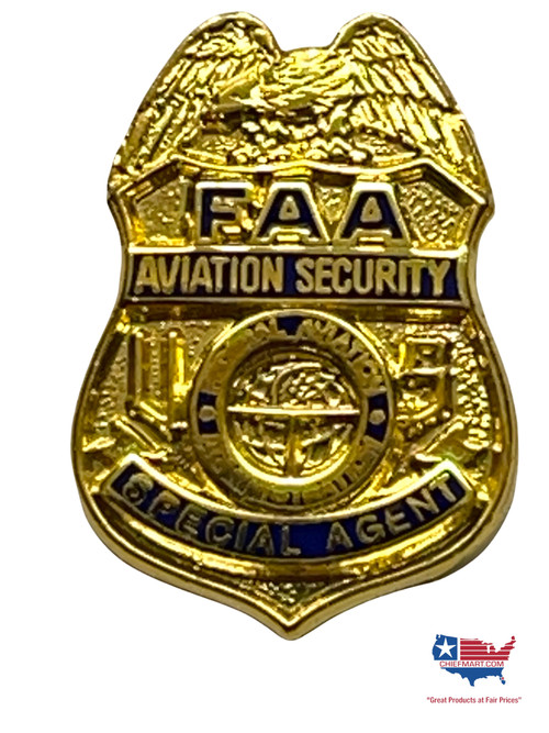 F.A.A. SPECIAL AGENT BADGE LAPEL PIN