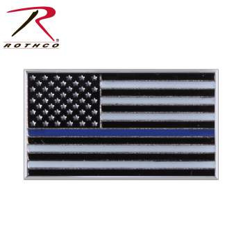 Thin Blue Line Idaho American Flag Pin Thin Blue Line - ID-TBL-PIN