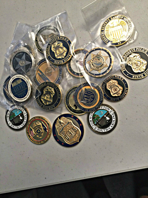 5 PACK OF CHALLENGE COINS