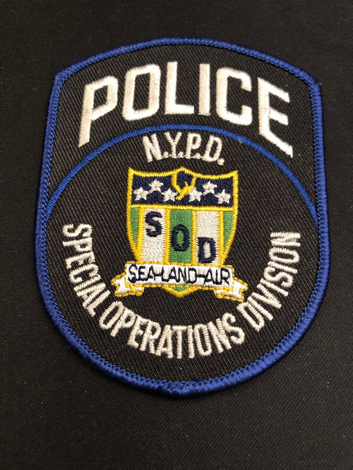 NYPD SPECIAL OPERATIONS DIV. RARE PATCH