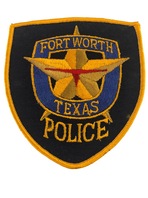 FORT WORTH TX POLICE PATCH