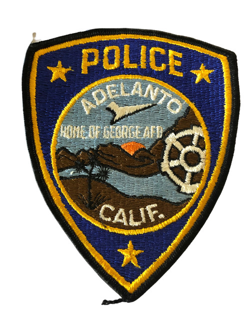 ADELANTO POLICE CA PATCH