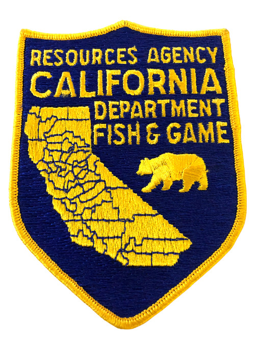 CALIFORNIA DEPT. OF FISH & GAME CA PATCH