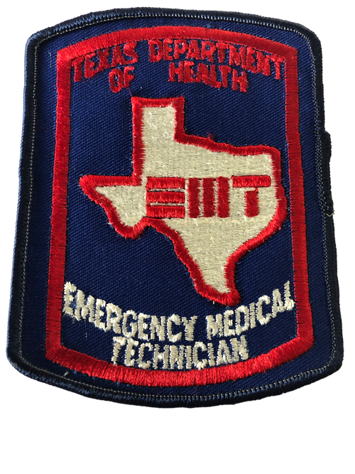 Emergency Medical Technician Logo Patch, Medical Patches