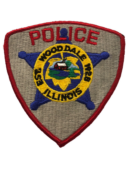WOODDALE IL POLICE PATCH FREE SHIPPING
