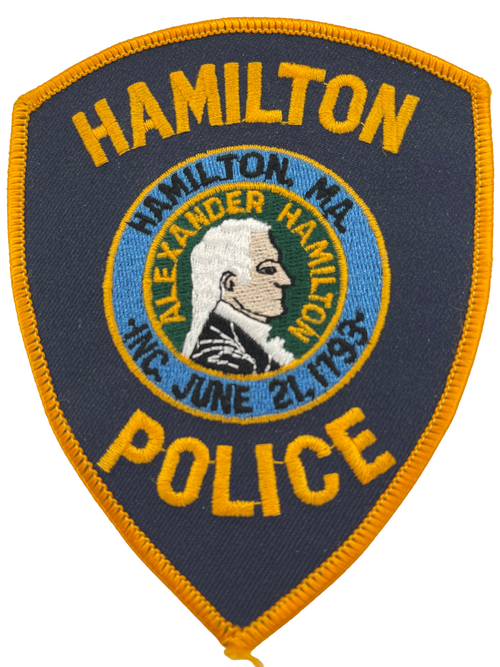 HAMILTON MA POLICE PATCH