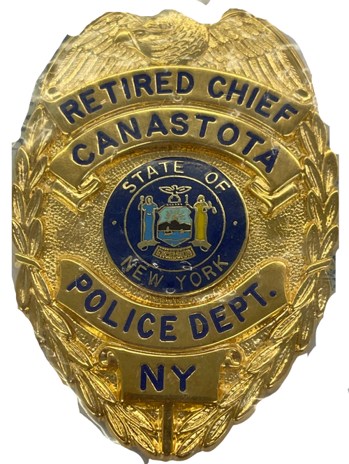 CANASTOTA POLICE NY RETIRED CHIEF