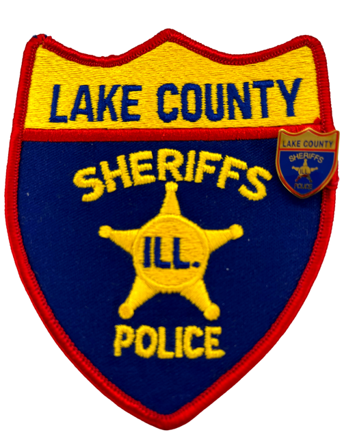 LAKE COUNTY SHERIFF IL PATCH & PIN