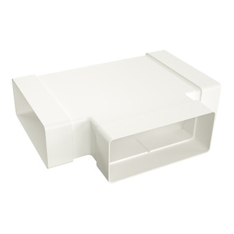Deflecto Rectangular Horizontal T-Piece | 220x90mm | PA2212