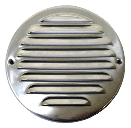 Kensington Round Grille Vent | Stainless Steel | 190mm | RGSS190