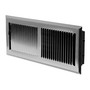 Deflecto Metal Floor Vent | 300 x 100mm | Nickel | MVNICK