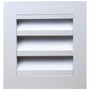 Deflecto Weatherproof Louvre Vent | White | 100mm | AAV100W