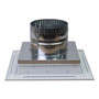 Deflecto Weatherproof Louvre Vent | White | 100mm | AAV100W