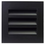 Deflecto Weatherproof Louvre Vent | Black | 150mm | AAV150B