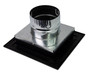 Deflecto Weatherproof Louvre Vent | Black | 150mm | AAV150B