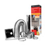 Deflecto Universal Rangehood Metal Roof Venting Kit | 125/150mm | RHKMR65
